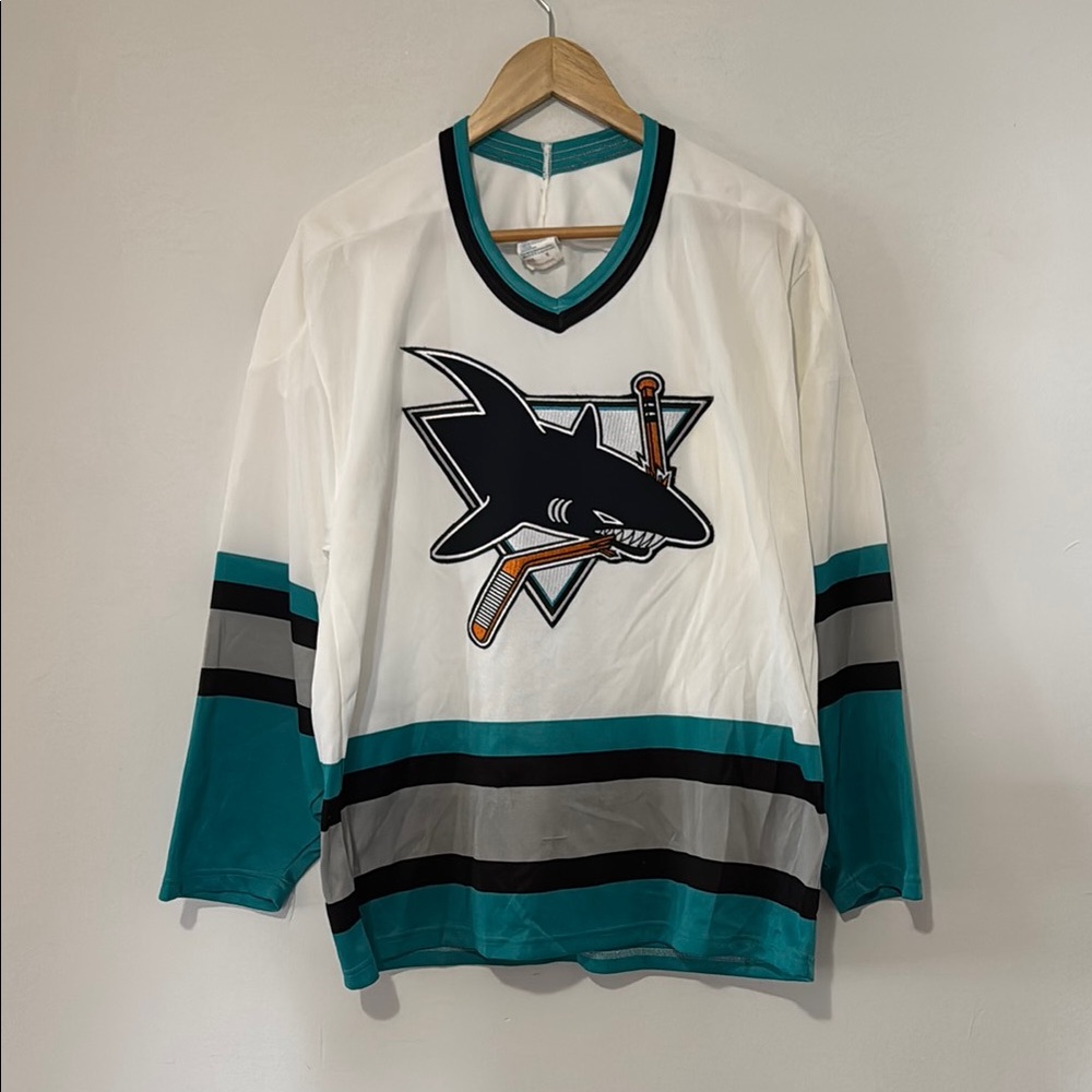 Vintage San Jose Sharks Jersey / 90s / Medium / NHL / CCM